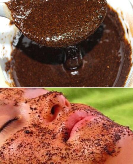 Coffee beaming mask